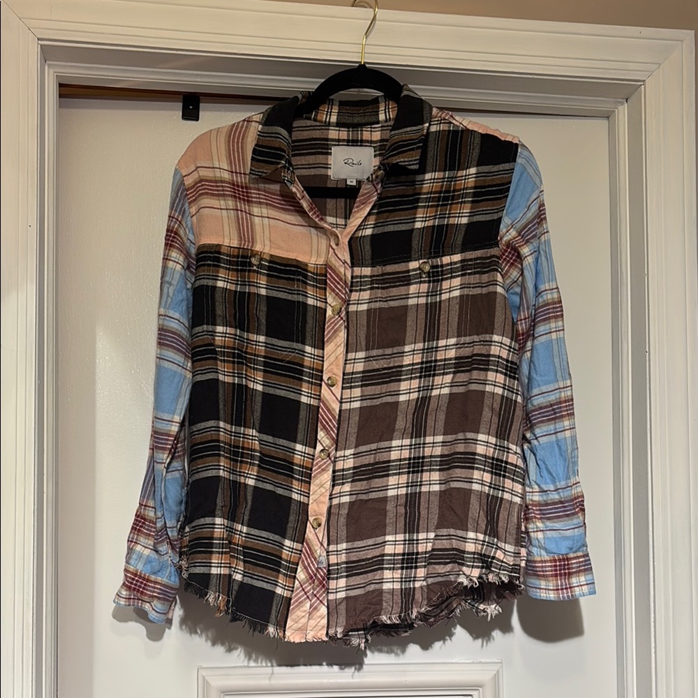 Rails Brando Plaid Button-Up Shirt - Medium